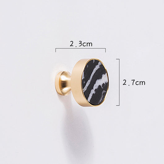 Lámpara Nórdica de Cristal Mármol con Herraje en Latón Dorado Puro - Image 19