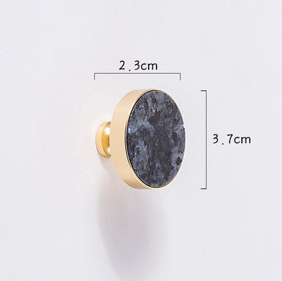 Lámpara Nórdica de Cristal Mármol con Herraje en Latón Dorado Puro - Image 12