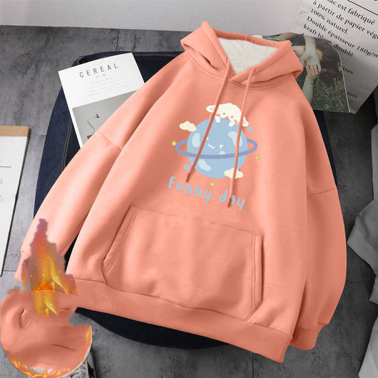 Sudadera Suelta Estilo Coreano de Manga Larga para Estudiantes - Image 10