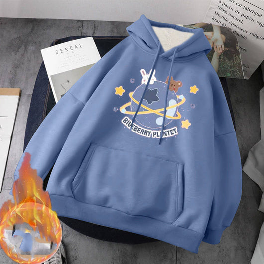 Sudadera Suelta Estilo Coreano de Manga Larga para Estudiantes