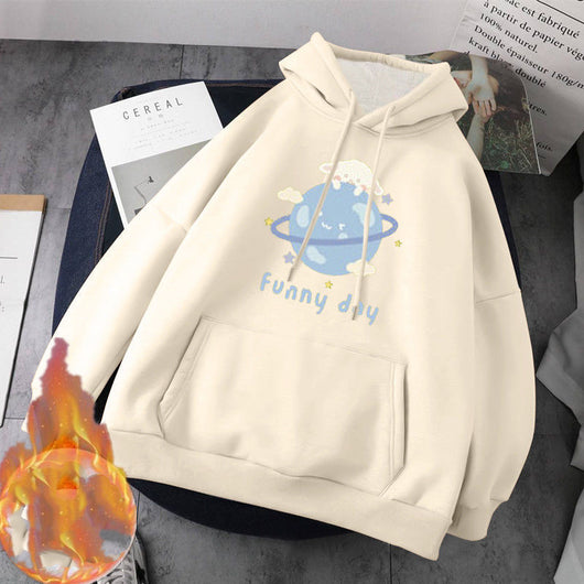 Sudadera Suelta Estilo Coreano de Manga Larga para Estudiantes - Image 3