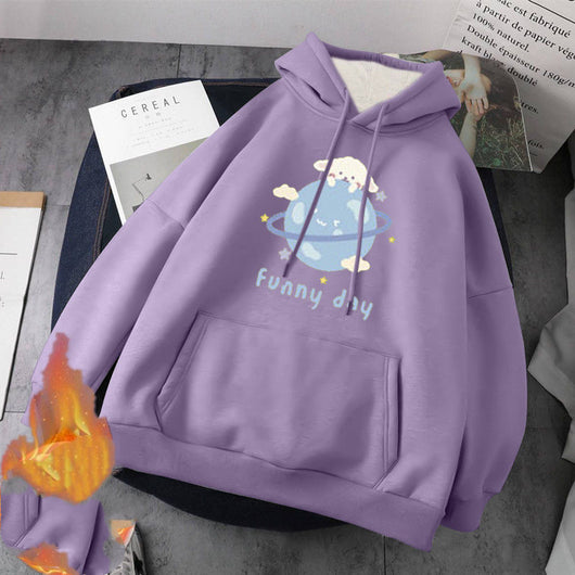 Sudadera Suelta Estilo Coreano de Manga Larga para Estudiantes - Image 7