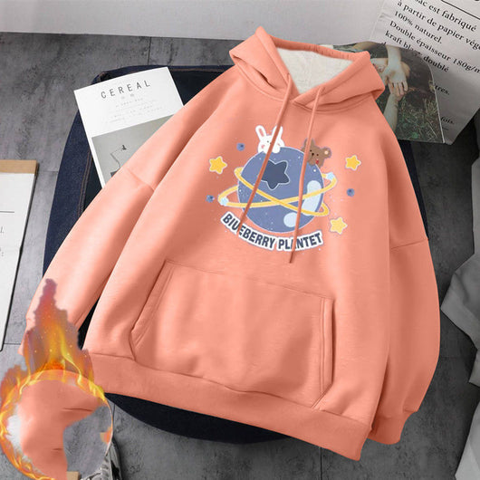 Sudadera Suelta Estilo Coreano de Manga Larga para Estudiantes - Image 8