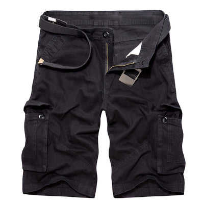 Pantalones Cargo Cortos Talla Grande Hombre - Cinco Bolsillos Multi Función - Image 9