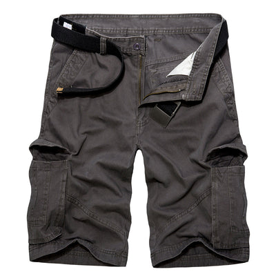 Pantalones Cargo Cortos Talla Grande Hombre - Cinco Bolsillos Multi Función - Image 10