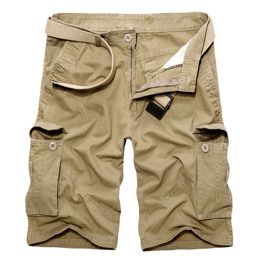 Pantalones Cargo Cortos Talla Grande Hombre - Cinco Bolsillos Multi Función - Image 7