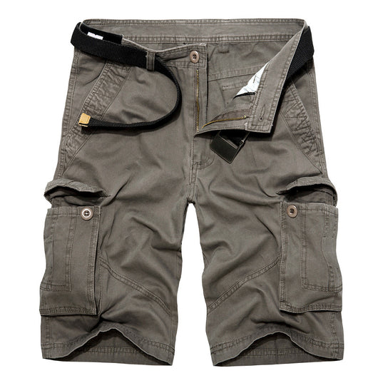 Pantalones Cargo Cortos Talla Grande Hombre - Cinco Bolsillos Multi Función - Image 6