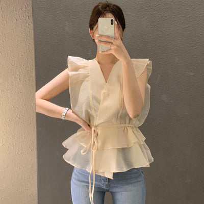 Blusa Ajustable con Cordones en la Cintura - Image 12