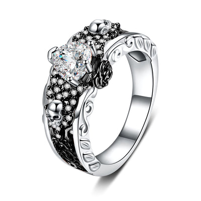 Anillo de Calavera Elegante para Mujer - Skull Lovers - Image 4