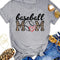 Camiseta Suelta Estampado Letras Manga Corta Hipster