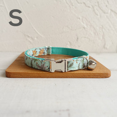 Collar para Perro con Estampado Floral Térmico y Moño Ajustable - Image 6