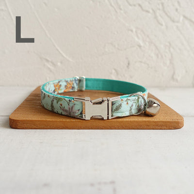 Collar para Perro con Estampado Floral Térmico y Moño Ajustable - Image 7