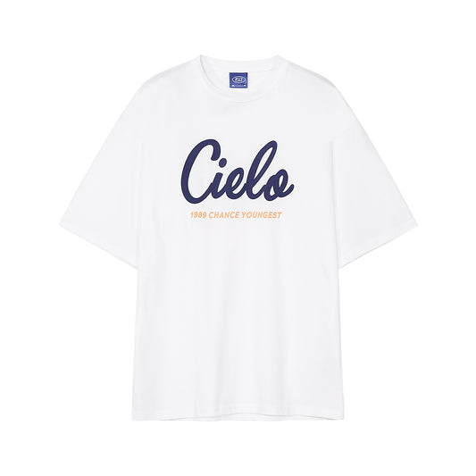 Playera Hombre Algodón Suelta con Estampado de Letras