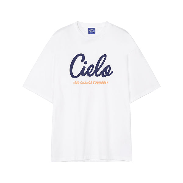 Playera Hombre Algodón Suelta con Estampado de Letras