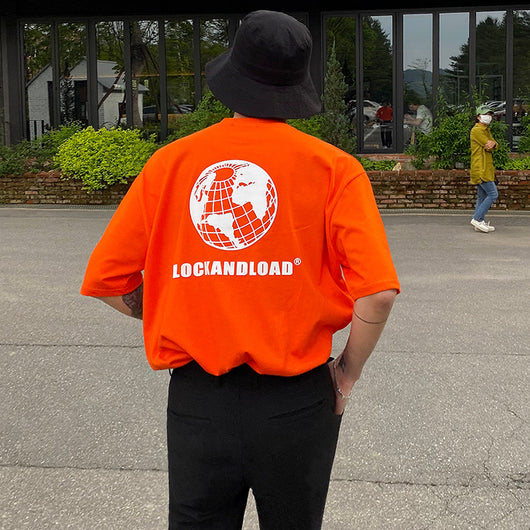 Camiseta Estampado Tierra Manga Corta para Hombre - Image 8