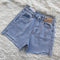 Shorts Cintura Alta Efecto Reductor Corte A Casual Deshilachado