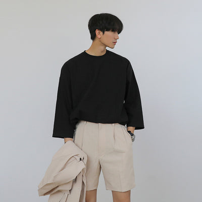 Pantalones Cortos de Lino y Algodón para Hombre - Ajuste Relajado - Image 3
