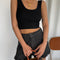 Shorts Talle Alto Ajustado con Borde Deshilachado Estilo Retro