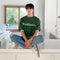 Playera Casual de Verano para Hombre Estilo Coreano con Estampado de Letras