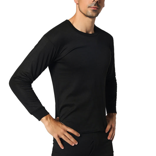 Conjunto de Ropa Térmica para Hombre Cuello Redondo Poliéster Ligero Otoño Invierno - Image 7