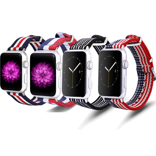 Correa Nylon Compatible con Apple Watch Series 6 - Resistente y Versátil