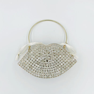 Bolso de Noche Metálico con Diamantes - Cartera Elegante para Eventos - Image 6