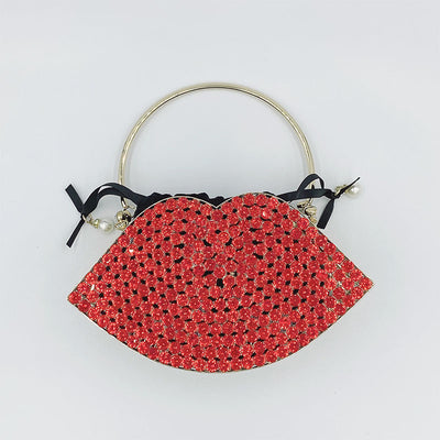 Bolso de Noche Metálico con Diamantes - Cartera Elegante para Eventos - Image 5