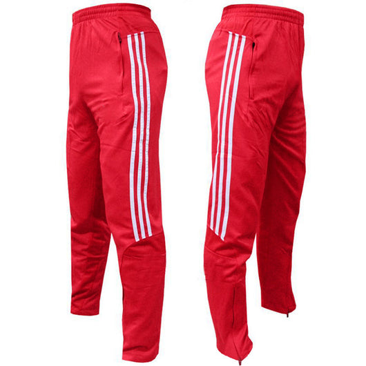 Pantalones de Entrenamiento con Cierre de Tres Barras y Puño Ajustable - Image 7