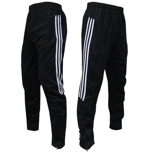 Pantalones de Entrenamiento con Cierre de Tres Barras y Puño Ajustable - Image 2