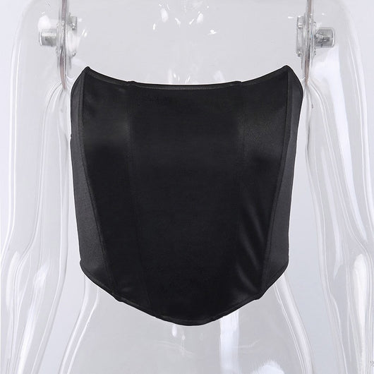 Top Tubular Ajustado sin Tirantes para Mujer - Diseño Moderno y Elegante - Image 2