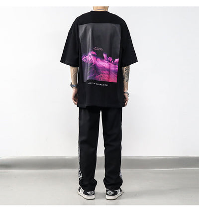 Playera Manga Corta Dark Vibe Estilo Trendy - Image 5