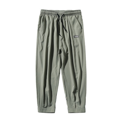 Pantalones Seda Helada Cintura Alta Drapeado Ligero - Image 6