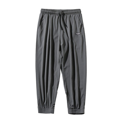 Pantalones Seda Helada Cintura Alta Drapeado Ligero - Image 5