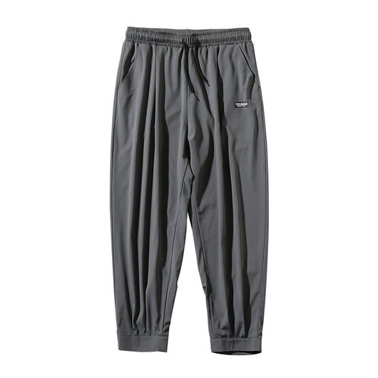 Pantalones Seda Helada Cintura Alta Drapeado Ligero - Image 5