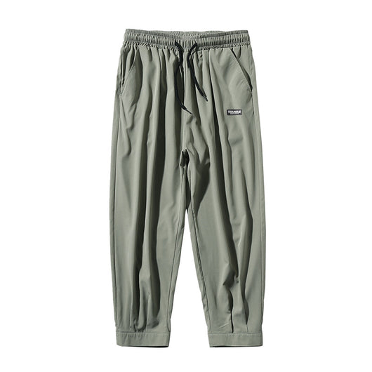 Pantalones Seda Helada Cintura Alta Drapeado Ligero - Image 4