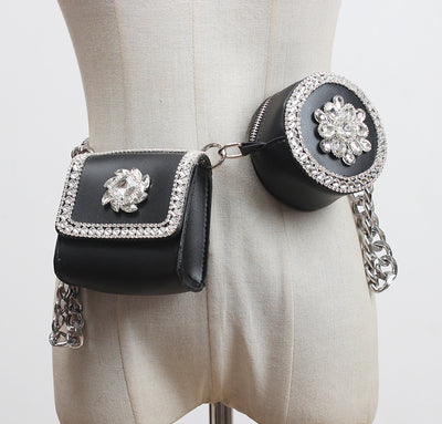 Bolso Bandolera Mini con Cristales Brillantes - Image 3
