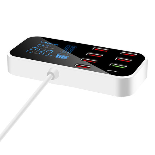 Cargador de Auto Multi Puerto 40W USB-C Carga Rápida 8A