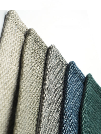 Almohada Lumbar Gris Verde de Algodón y Lino - Cojín de Apoyo Nórdico - Image 3