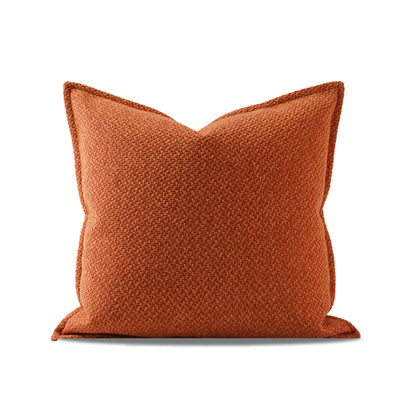 Funda de Almohada Doble Cara Algodón Lino Estilo Japonés Rojo Naranja - Image 10