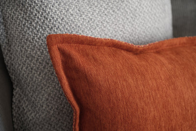Funda de Almohada Doble Cara Algodón Lino Estilo Japonés Rojo Naranja - Image 4