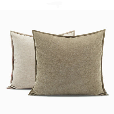 Cojín Decorativo Bicolor Estilo Chino Moderno con Textura Cashmere