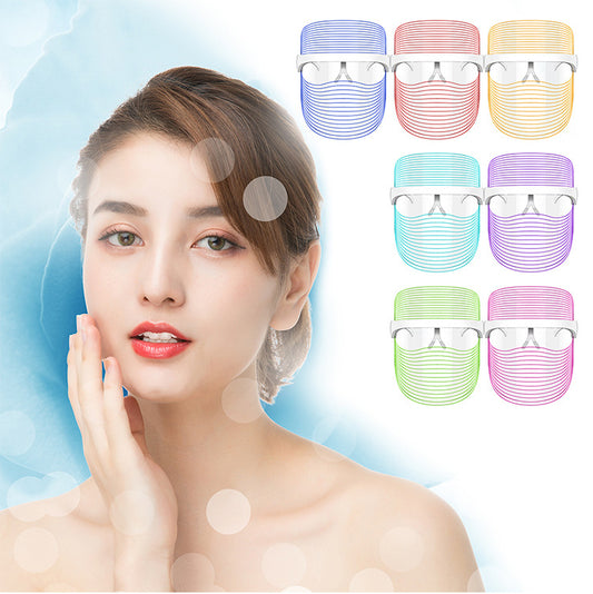 Mascarilla LED 7 Colores Terapia de Luz Roja - Rejuvenecimiento Facial y Antienvejecimiento - Image 2