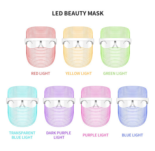 Mascarilla LED 7 Colores Terapia de Luz Roja - Rejuvenecimiento Facial y Antienvejecimiento - Image 3