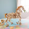Caballo de Troya Mecánico - Modelo de Transmisión de Madera