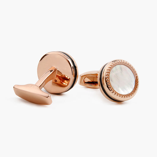 Gemelos Elegantes para Hombre con Incrustación de Concha - 2 Colores - Image 10