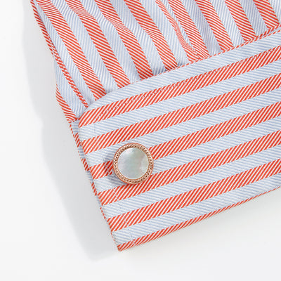 Gemelos Elegantes para Hombre con Incrustación de Concha - 2 Colores - Image 14