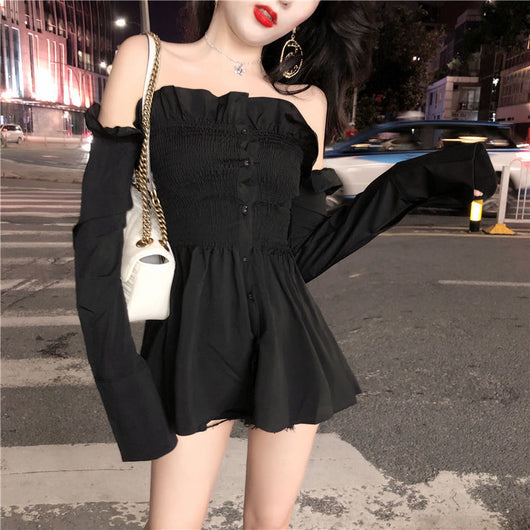 Vestido A-Línea Coreano Elegante para Otoño - Moda Chic para Mujer - Image 2