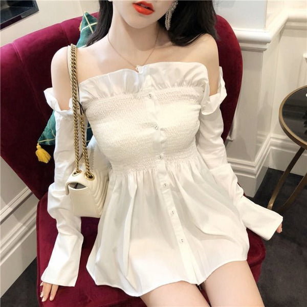 Vestido A-Línea Coreano Elegante para Otoño - Moda Chic para Mujer