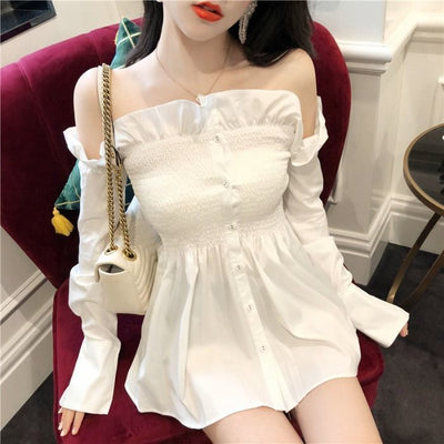 Vestido A-Línea Coreano Elegante para Otoño - Moda Chic para Mujer