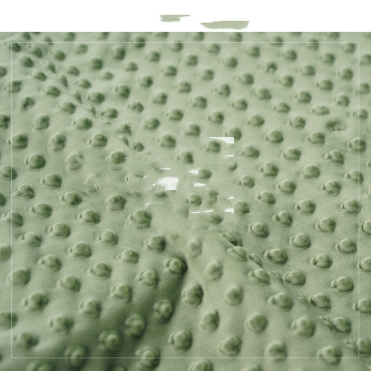 Mochila Flannel Verde Claro con Lunares 3D - Image 2